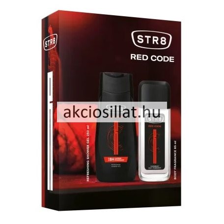 STR8 Red Code Ajándékcsomag ( Dns 85ml + Tusfürdő 250ml )