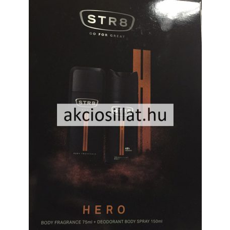 STR8 Hero Ajándékcsomag (DNS 75ml+Dezodor 150ml)