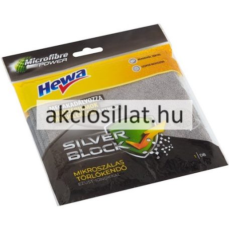 Hewa Silver Block Mikroszálas Törőkendő Ezüst Ionokkal 32x32cm 1db