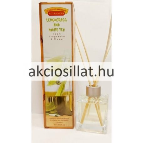 Natural Gold Lemongrass And White Tea Pálcikás Légfrissítő 120ml