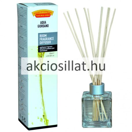 Natural Gold Aqua Giordano Pálcikás Légfrissítő 120ml