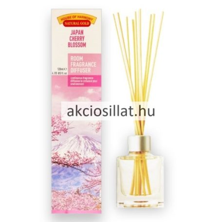 Natural Gold Japan Cherry Blossom Pálcikás Légfrissítő 120ml