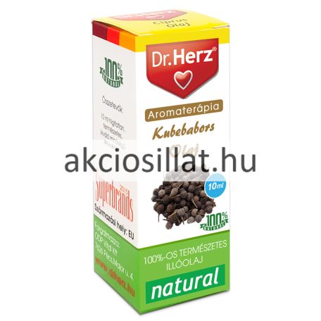 Dr. Herz Kubebabors 100%-os Természetes Illóolaj 10ml