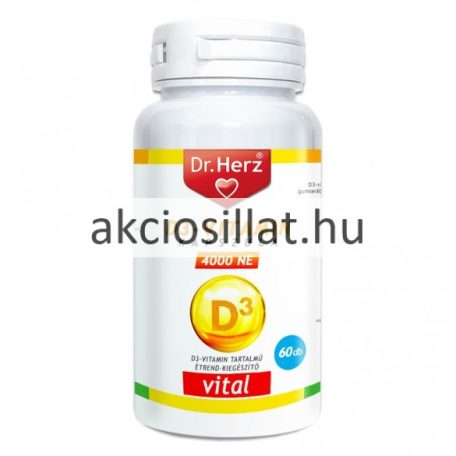 Dr. Herz D3-vitamin 4000NE 60db kapszula