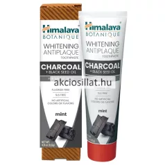 Himalaya Botanique Charcoal plus Black Seed Oil 113g-os feherito es plakk elleni fogkrem aktív szénnel es feketekomeny olajjal.
