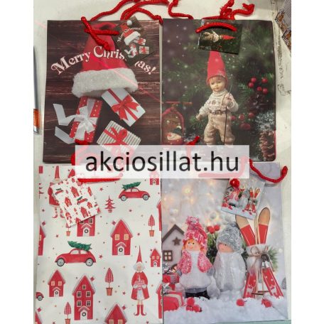 Ajándéktáska Karácsonyi Közepes