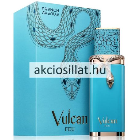French Avenue Vulcan Feu EDP 100ml unisex parfüm arany és vörös tónusú üvegben