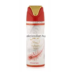 Lattafa Mahasin Crystal 200ml-es női parfüm dezodor piros-fehér flakonban arany kupakkal