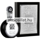Lattafa Fakhar Black 100ml EDP férfi parfüm fekete és ezüst díszes üvegben