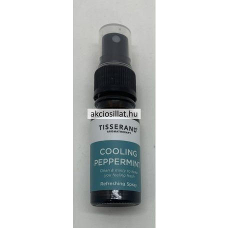 Tisserand Aromatherapy Cooling Peppermint Refreshing Spray 9ml (100%-ban természetes tisztaságú)