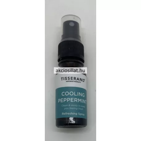 Tisserand Aromatherapy Cooling Peppermint Refreshing Spray 9ml (100%-ban természetes tisztaságú)