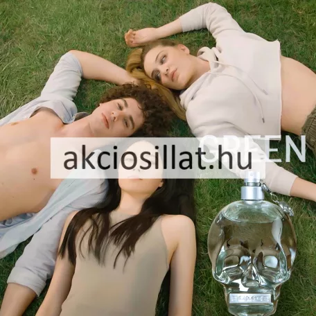 Police To Be Super Pure EDT 40ml uniszex parfüm áttetsző üvegkoponya formában fehér dobozzal