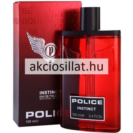 Police Instinct 100ml EDT férfi parfüm letisztult üvegben - Akciós Illat