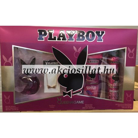 Playboy-Queen-Of-The-Game-ajandekcsomag-60ml-EDT-250ml-tusfurdo-dezodor-150ml