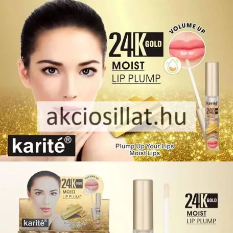 Karité 24K Gold Moist Lip Plump ajakdúsító 3ml