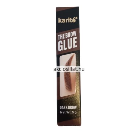 Karité The Brow Glue Dark Brown Szemöldökformázó 5g
