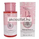 Kiss Beauty Skin Clinic 180ml-es sminklemosó rózsaszín-fehér virágmintás doboza és pink flakonja pattintós kupakkal.