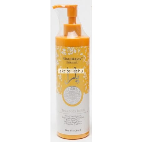 Kiss Beauty Skin Clinic Tous testápoló 500ml / Lattafa Yara Tous illatú