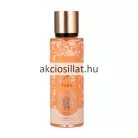 The 1001 Senses Yada Orange 250ml-es női testpermet narancssárga virágmintás flakonban arany kupakkal.