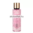 The 1001 Senses Yada Pink 250ml-es női testpermet rózsaszín virágmintás flakonban arany kupakkal.