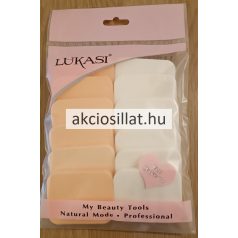   Lukasi Kozmetikai szivacs 12 db-os téglalap alakú bézs fehér