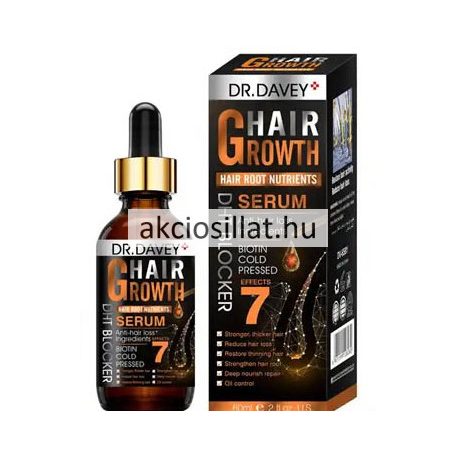 Dr Davey 7 Effects DHT Blocker Anti-hair Loss Hajhullás Elleni Szérum 60ml