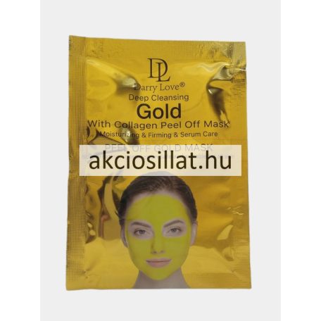 Darry Love Deep Cleansing Gold With Collagen Mask Lehúzható Arcmaszk 20g