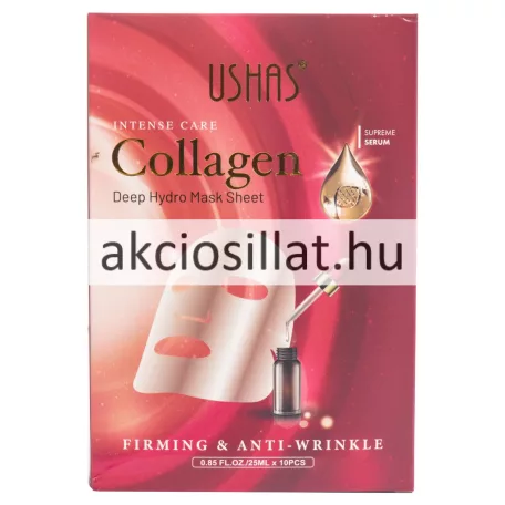 Ushas Intense Care Collagen Deep Hydro Mask Sheet arcmaszk 25ml