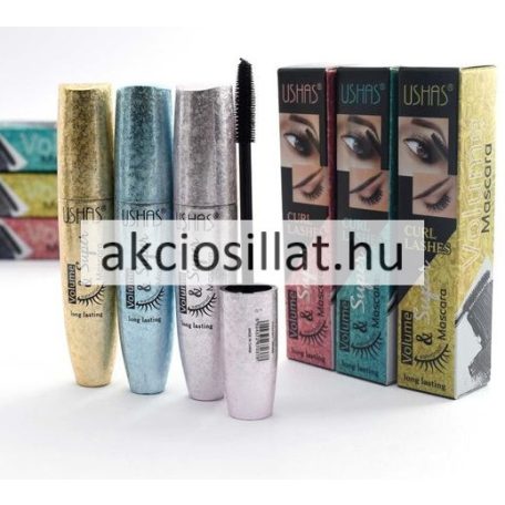 Ushas Curl Lashes Volume & Super Mascara Long Lasting szempillaspirál 12g