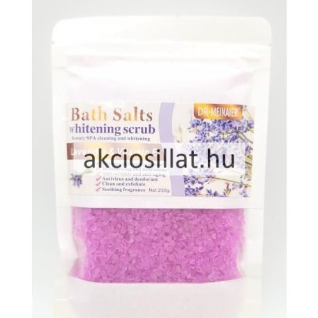 Dr Meinaier Bath Salts Whitening Scrub Levendula fürdősó 250g