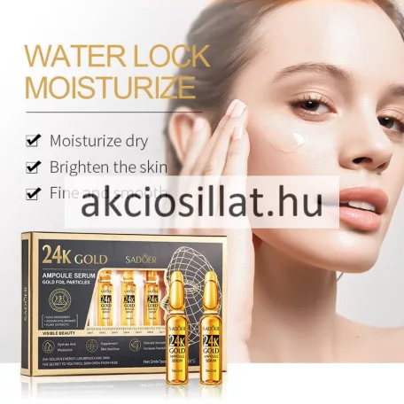 Sadoer 24K Gold Ampoule Serum ampullás arcszérum 7x2ml