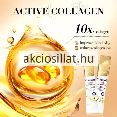 Sadoer Collagen Anti-Aging Sleep Facial Mask Kollagénes Arcmaszk 20x4ml 