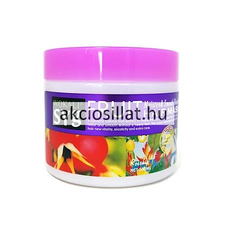 Wokali Frutt Moisten & Smooth Nourish Hajpakolás Rosehip 500ml