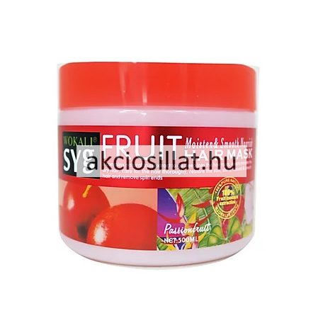Wokali Frutt Moisten & Smooth Nourish Hajpakolás Passonfruit 500ml