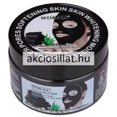 Wokali Charcoal Black Peel Off 300g-os lehúzható fekete arcmaszk fekete tégelyben