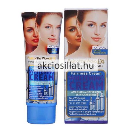 Wokali Fairness Whitening Cream Ampoules Moisturizing Világosító Krém 100ml