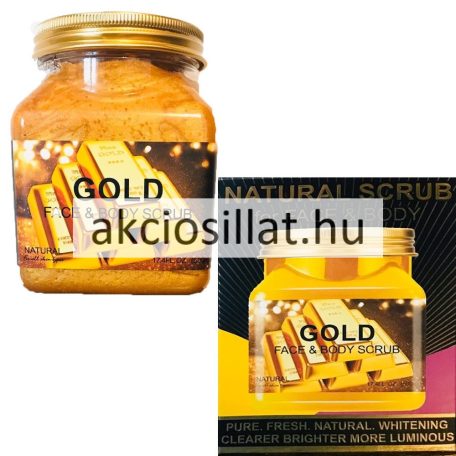 Natural Scrub Gold Arc és Testradír 500ml