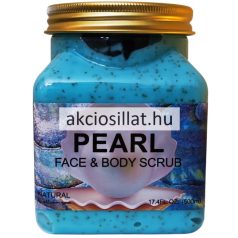   Wokali Natural Scrub Pearl Igazgyöngy Kivonatos Arc és Testradír 500ml