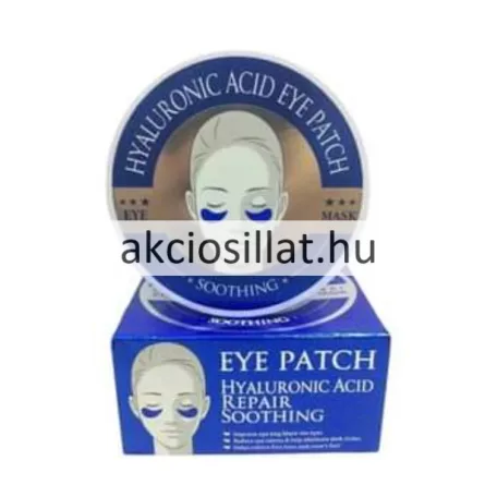 Wokali Hyaluronic Acid Eye Mask 60db-os hialuronsavas hidrogél szemmaszk kék tégelyben