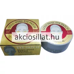 Wokali Gold Snail Eye Mask 60db-os hidrogél szemmaszk arany-piros tégelyben