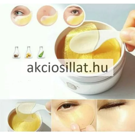 Wokali Gold Snail Eye Mask 60db-os hidrogél szemmaszk arany-piros tégelyben