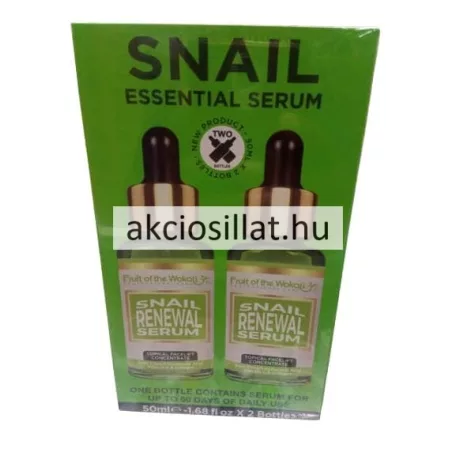 Wokali Snail Renewal Serum Csiga arcszérum 2x50ml