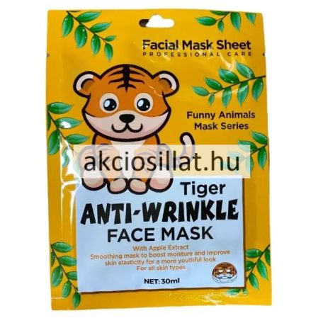 Wokali Animal Tiger Anti-Wrinkle Face Mask arcmaszk 30ml