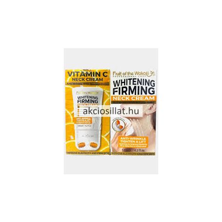 Wokali Whitening Firming Vitamin C Neck Cream Nyakbőr Feszesítő Krém 120ml