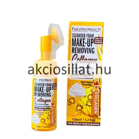 Wokali Make-Up Removing Cleanser Foam Collagen Smink Lemosó Arctisztítóhab 150ml