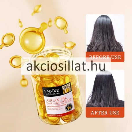 Sadoer Argan Oil Hair Care Capsules Hajápoló kapszula argán olajjal 30 db