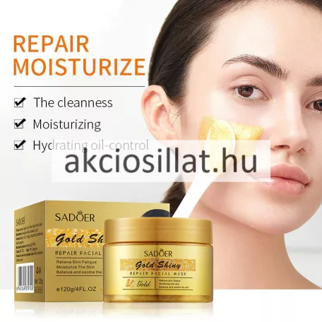 Sadoer Gold Shiny Repair Facial Mask arcmaszk 120g