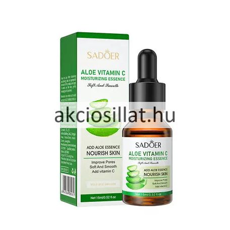 Sadoer Aloe Vitamin C Moisturizing Essence arc esszencia 15ml