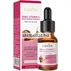   Sadoer Snail Vitamin C Moisturizing Essence arc esszencia 15ml
