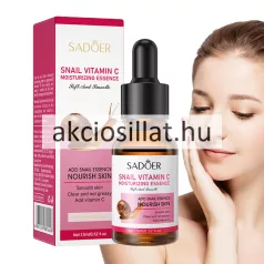  Sadoer Snail Vitamin C Moisturizing Essence arc esszencia 15ml